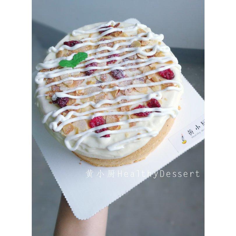 爆浆海盐奶盖蛋糕(加高戚风蛋糕）