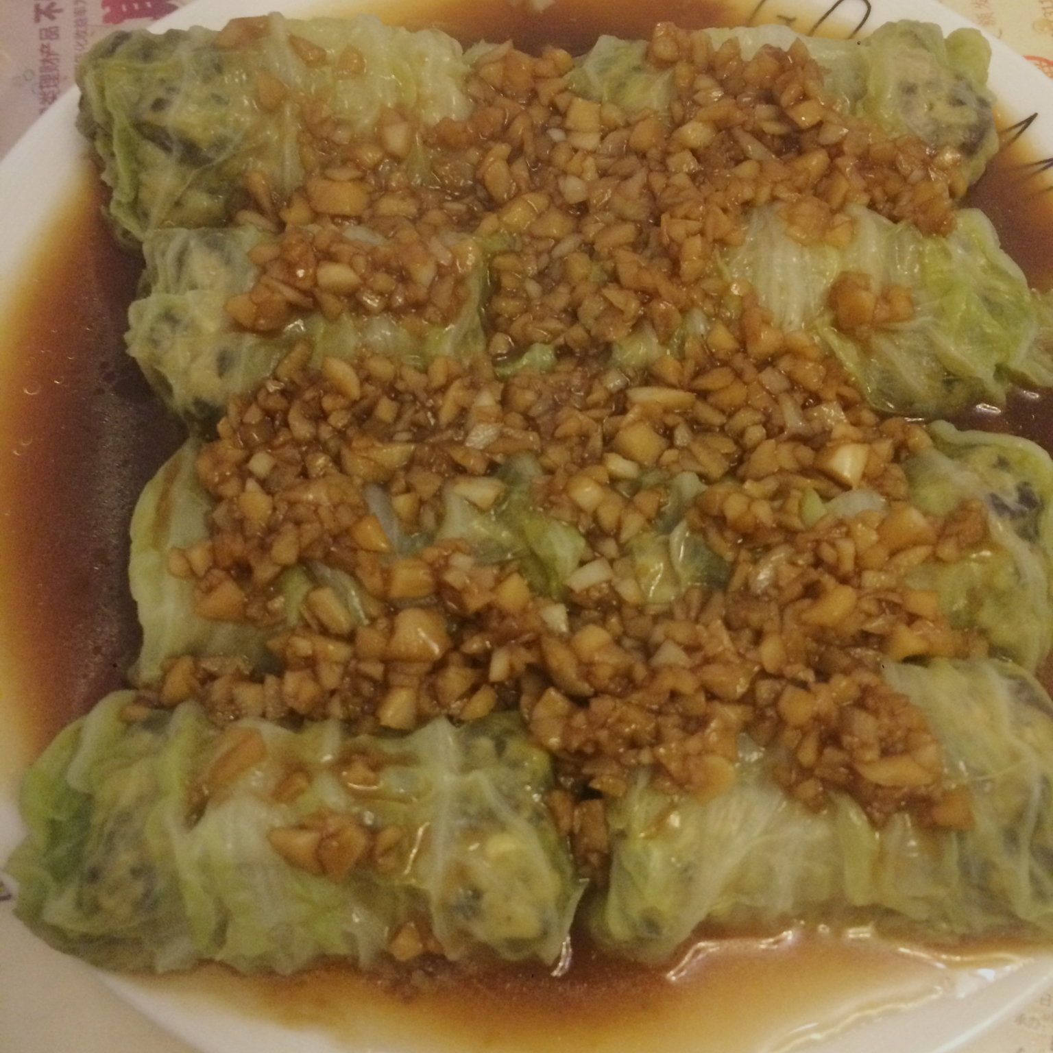 肉酿白菜卷