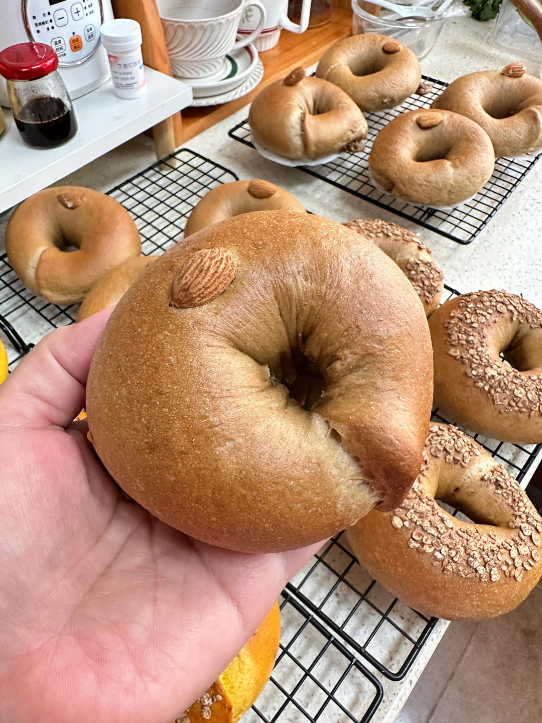 双倍咖啡乳酪贝果🥯浓醇咖啡☕️香气十足
