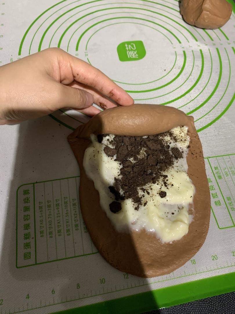 巧克力麻薯软欧包