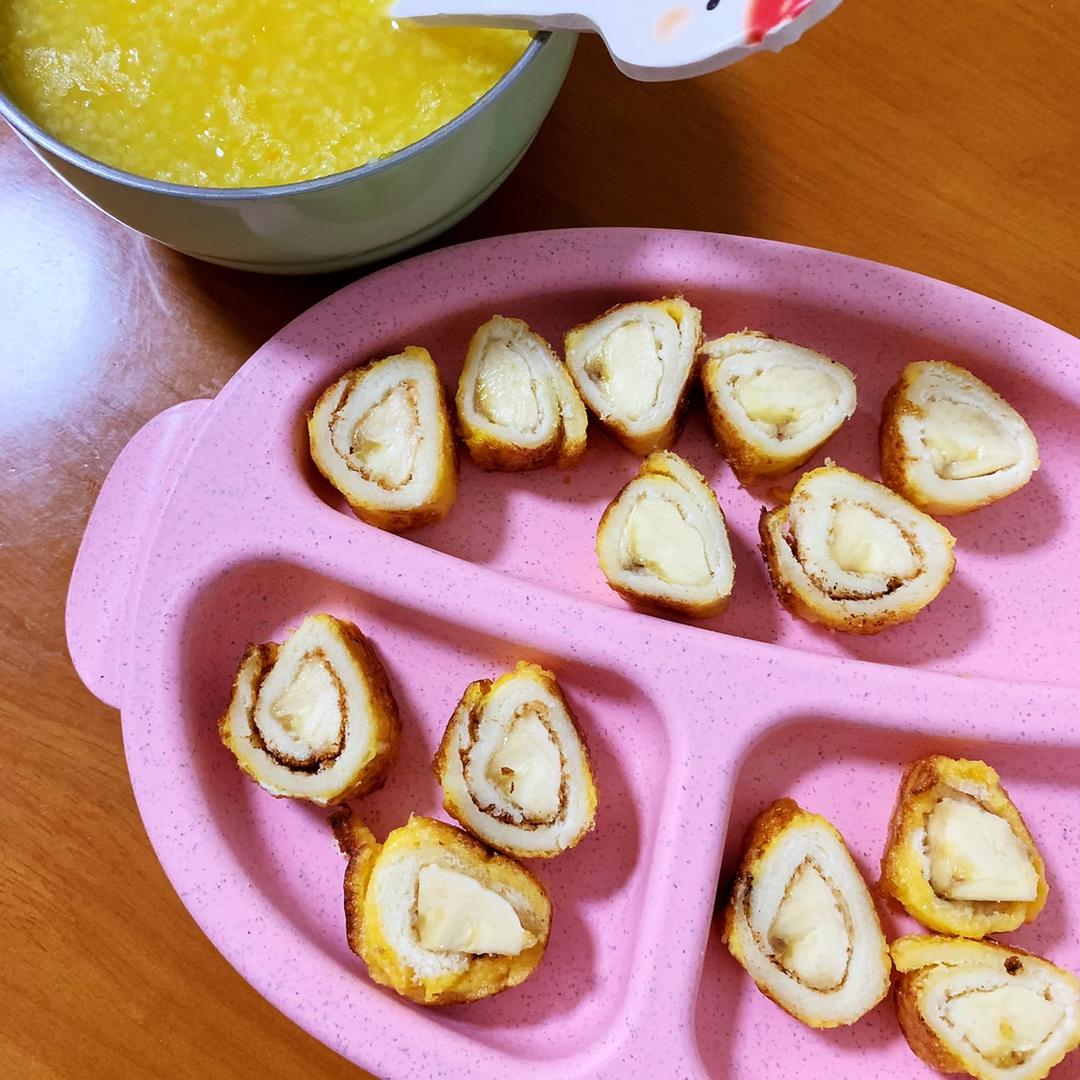 香蕉吐司卷