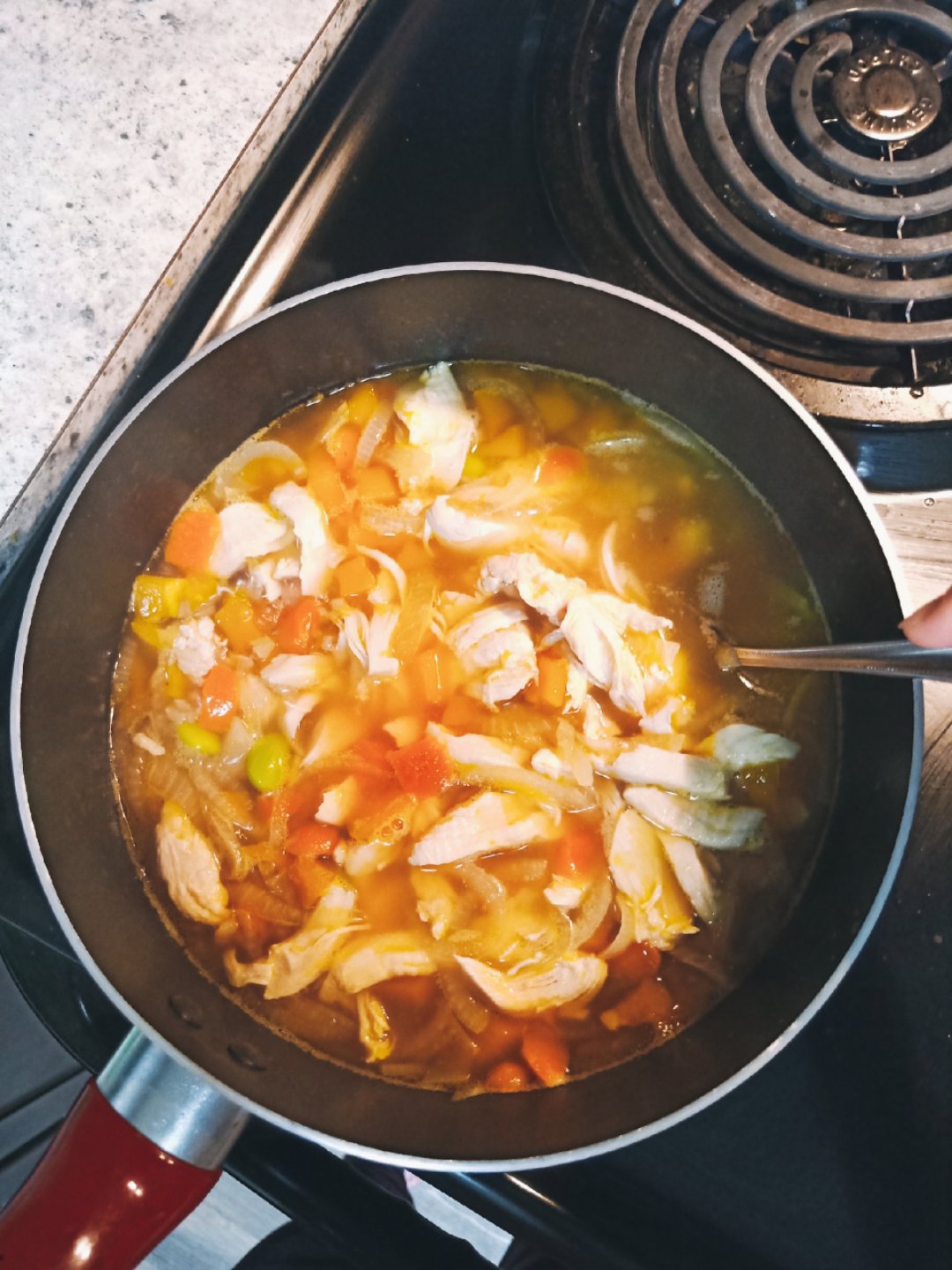 南瓜栗子鸡汤丨健康·三餐