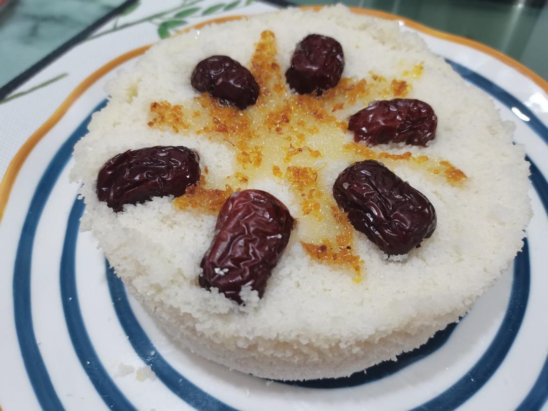 人人都会做的桂花糕+豆沙松糕