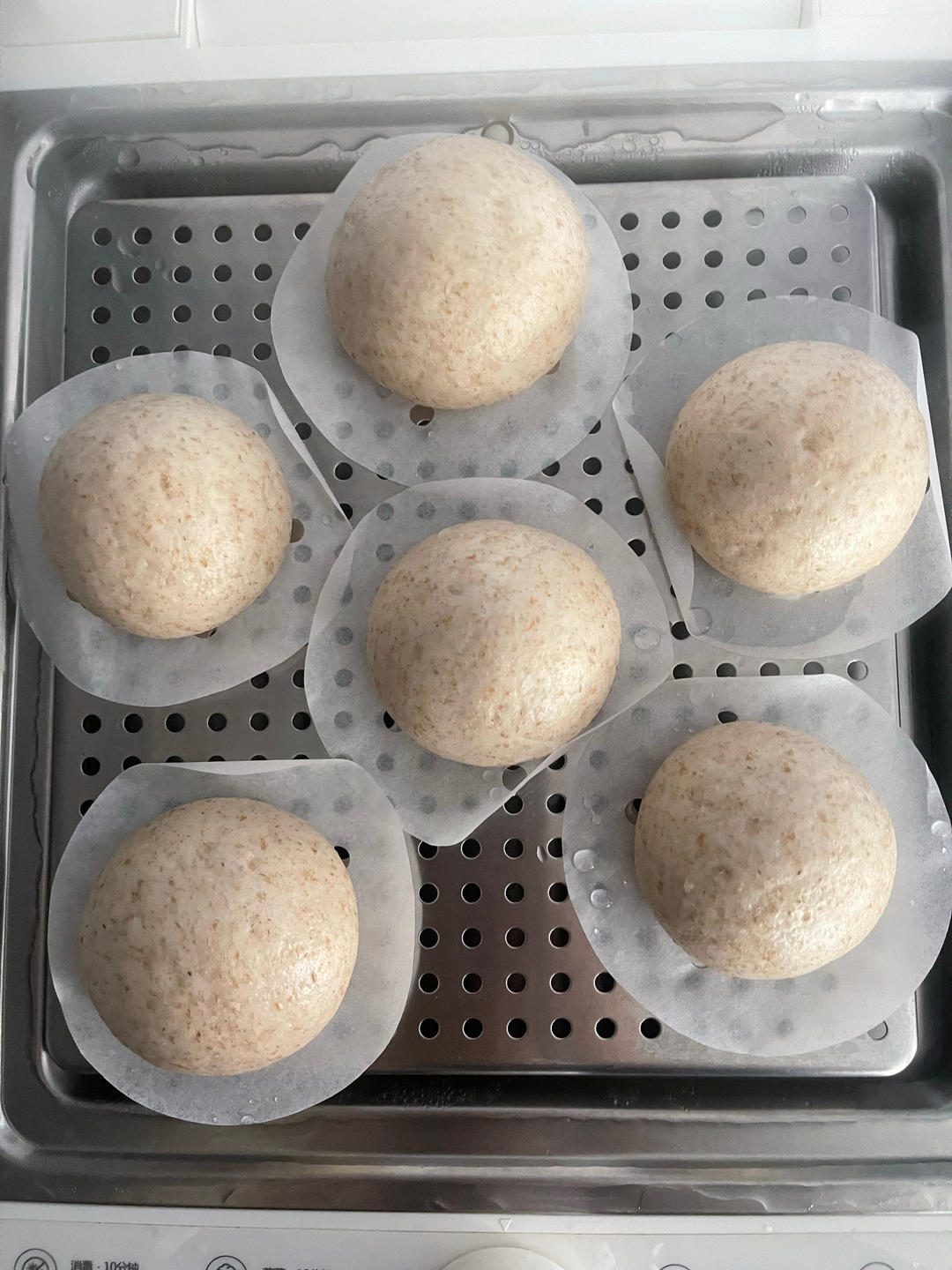 无油无糖松软的全麦馒头