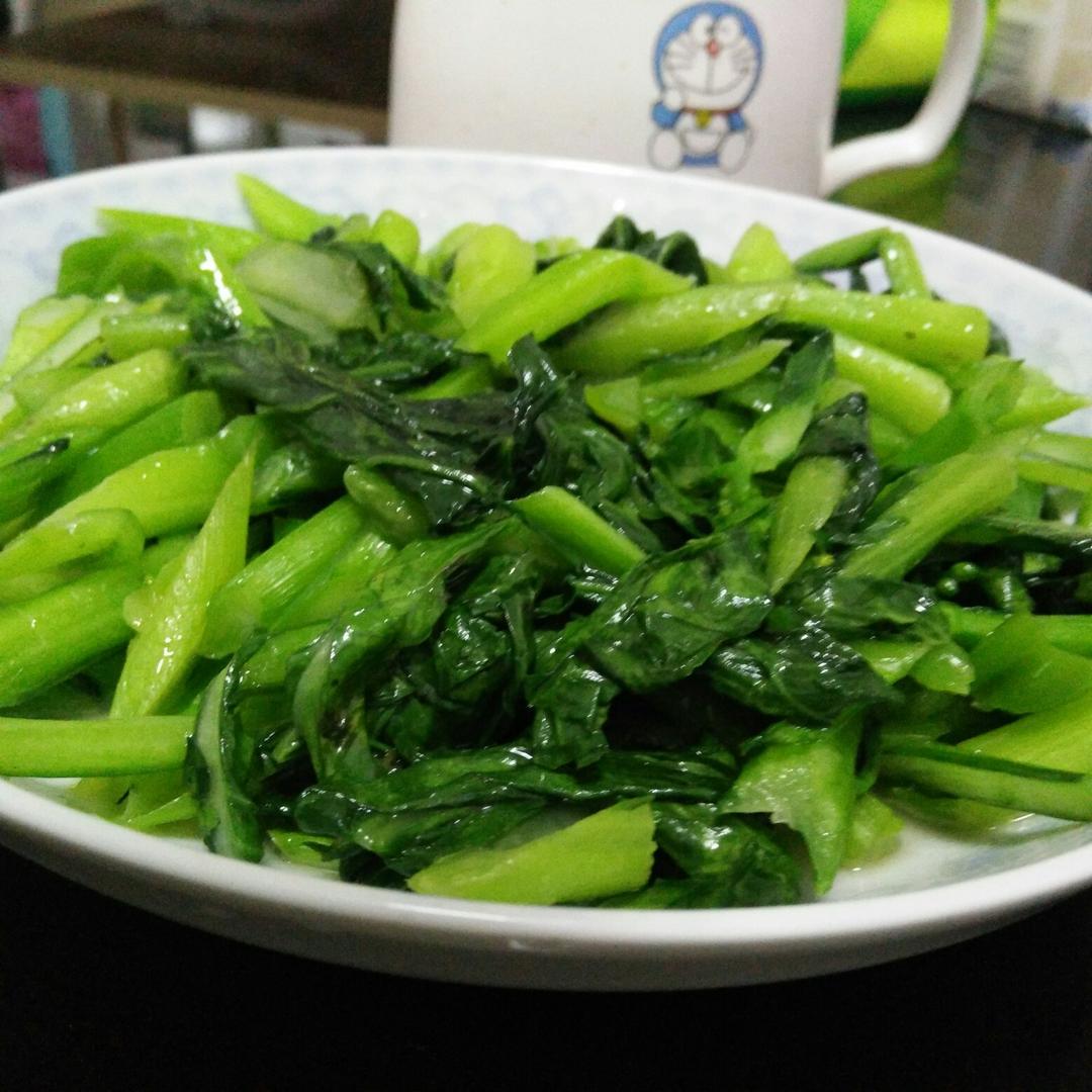 清炒油菜花（本帮做法）