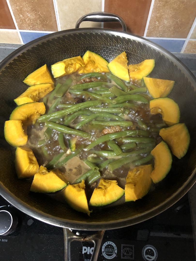 迷你窝瓜炖豆角
