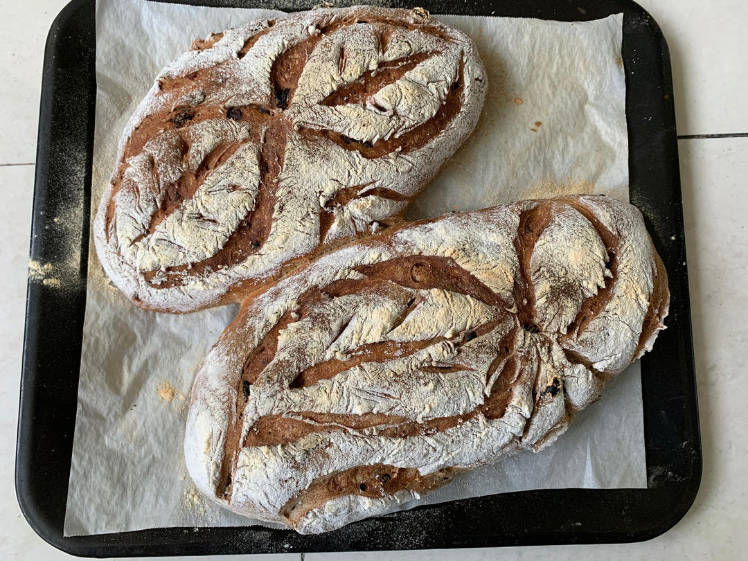 德国婆婆秘方·只多一料·香得上天的全麦核桃蔓越欧包