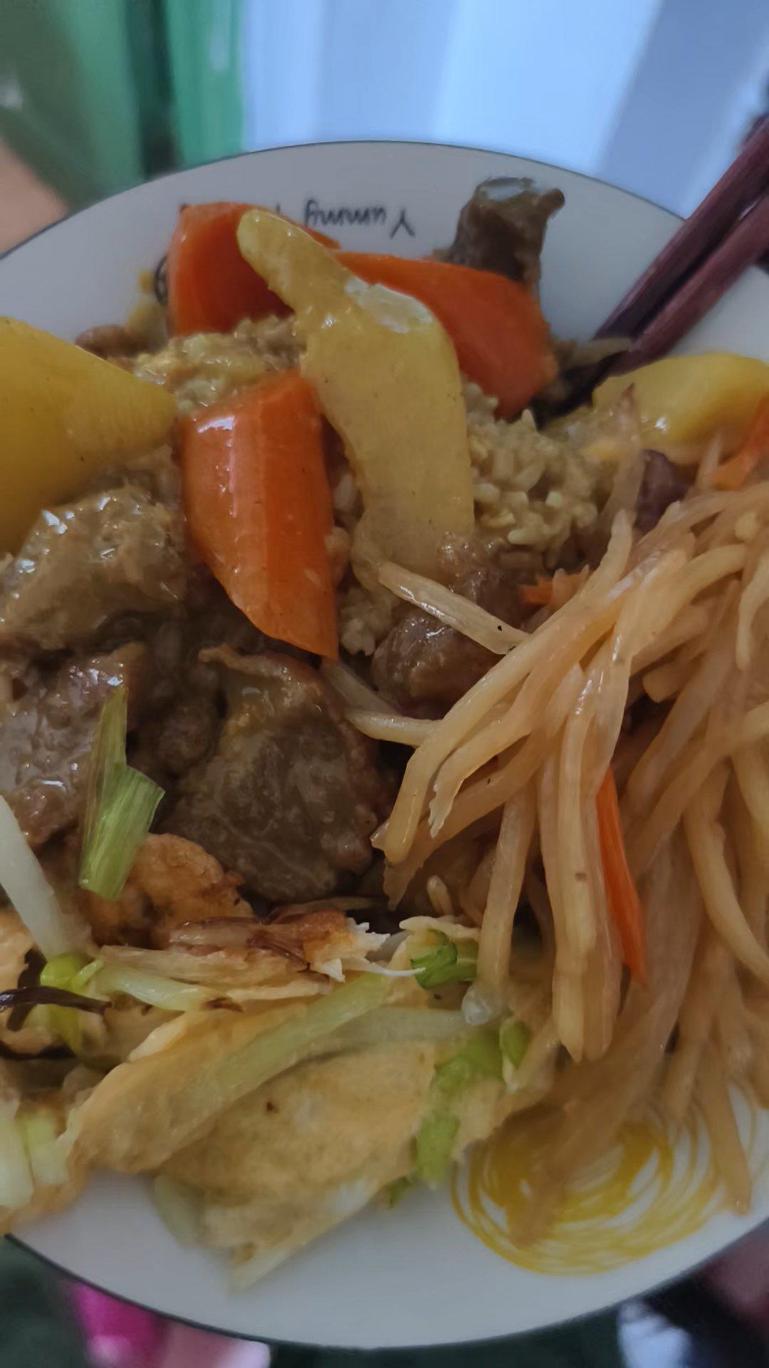 南瓜咖喱饭