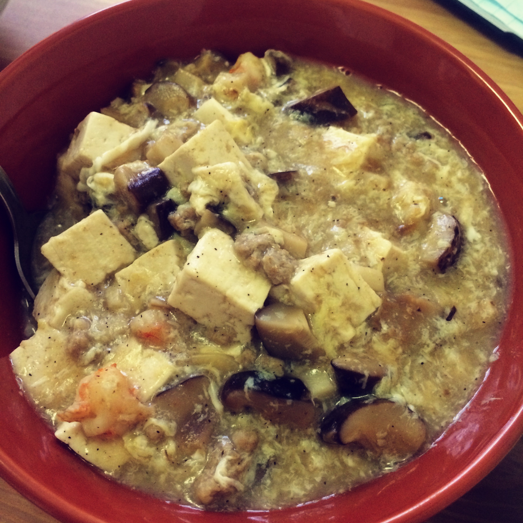 肉糜豆腐蛋花羹