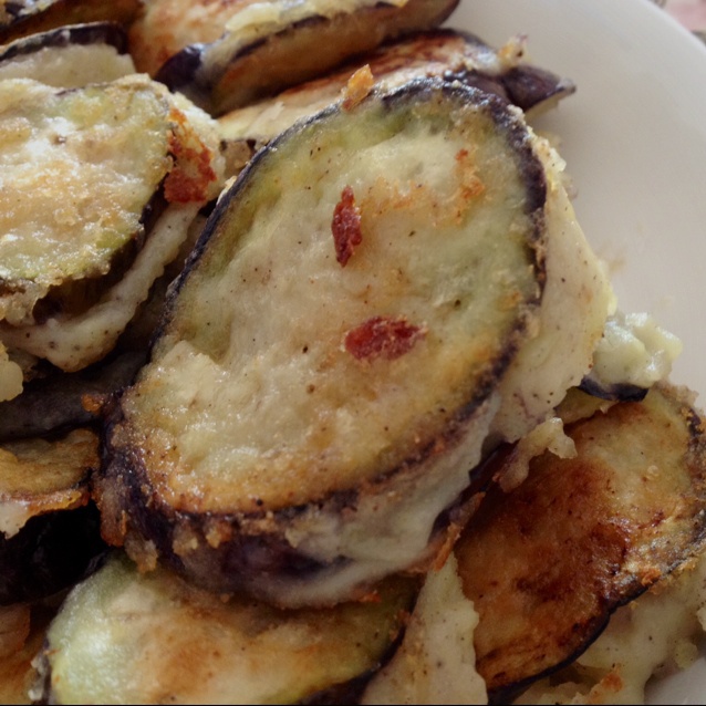 香煎土豆泥茄盒