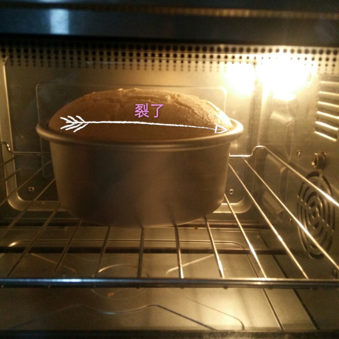 六寸戚风蛋糕