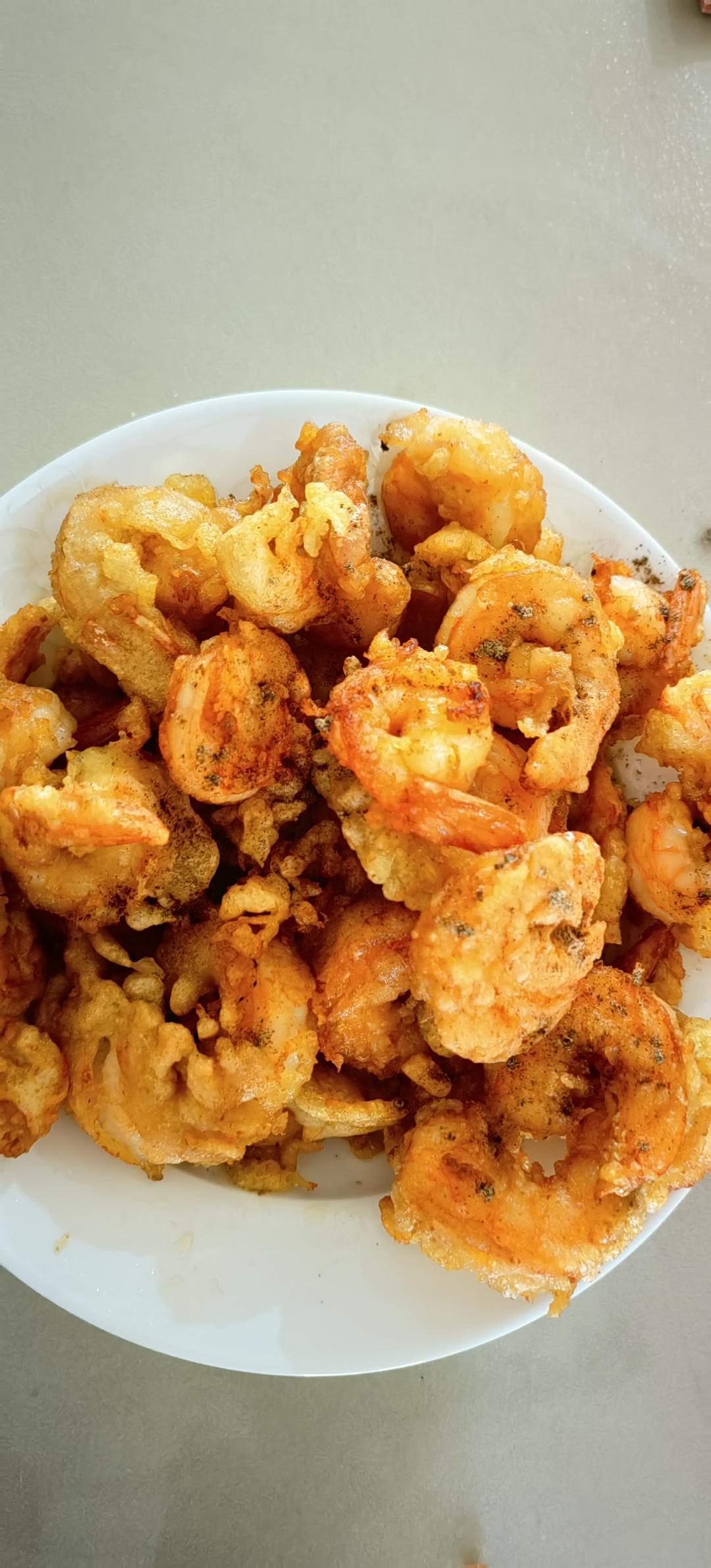 绝对不能错过！好吃到舔盘的椒盐大虾🦐