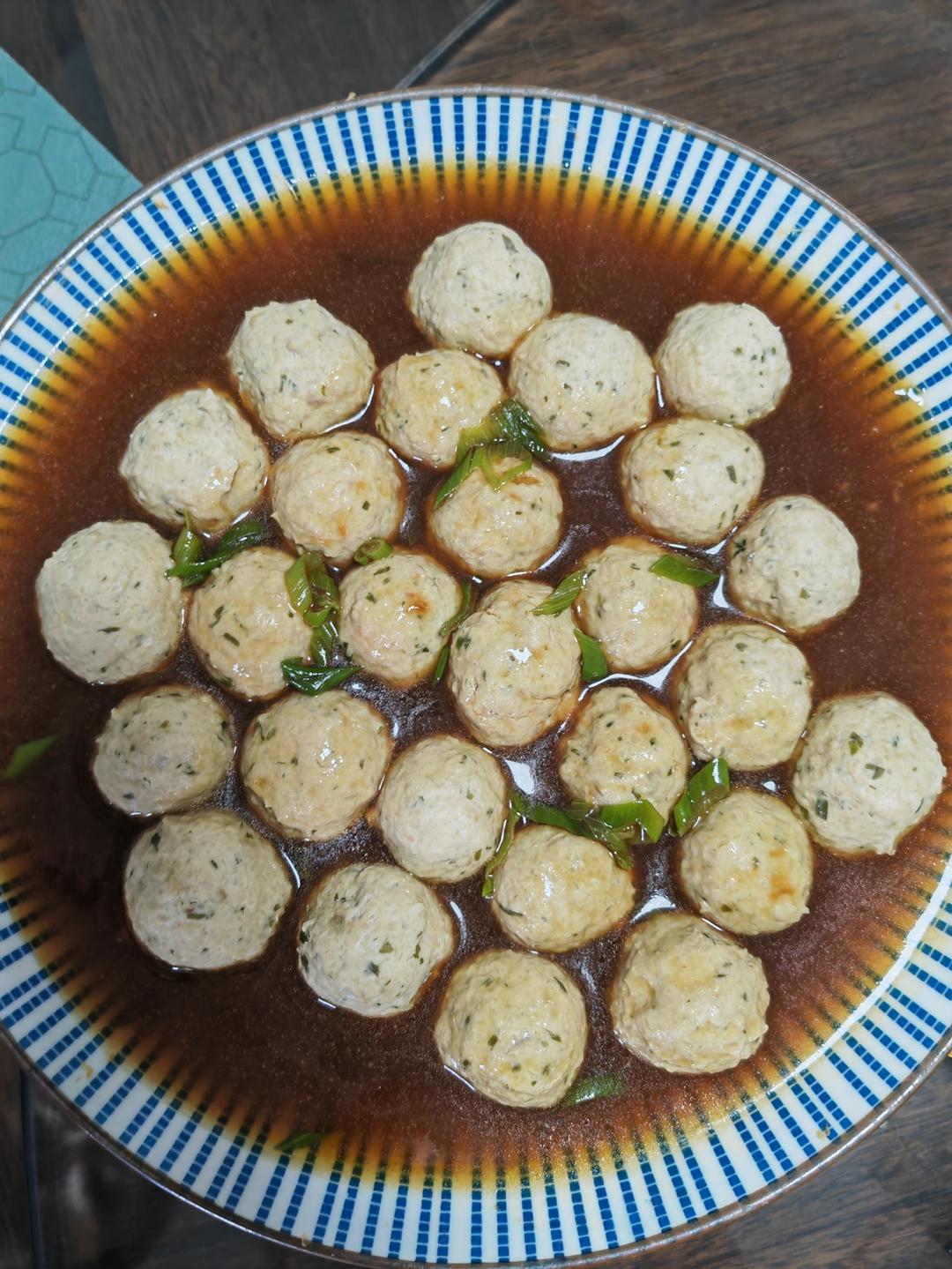 清蒸藕丁肉丸子