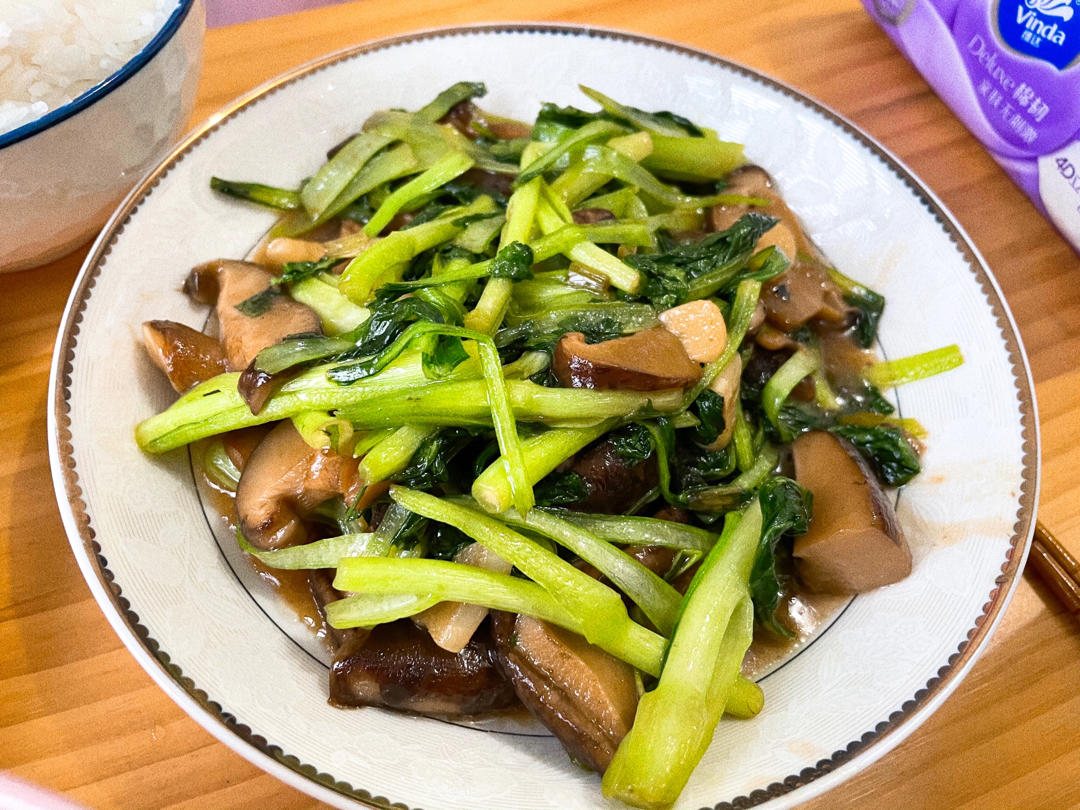 蚝油香菇青菜