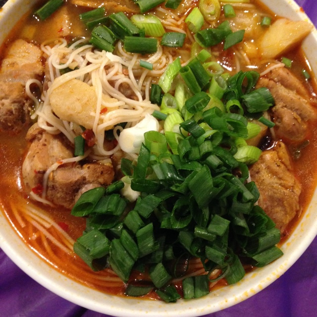 我说我不签你非要让我签做的红烧麻油排骨面