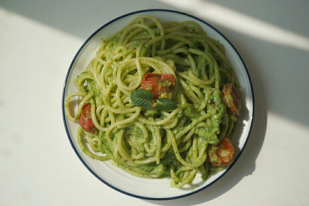 菠菜意面
