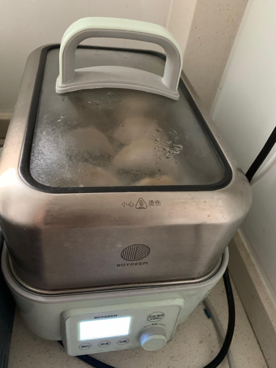 腊肠虾仁双拼烧麦【5-6月北鼎蒸炖锅食谱】