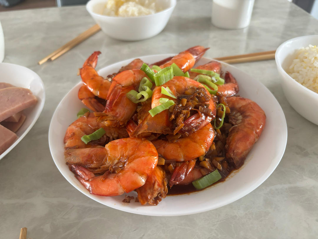 家庭版油焖大虾