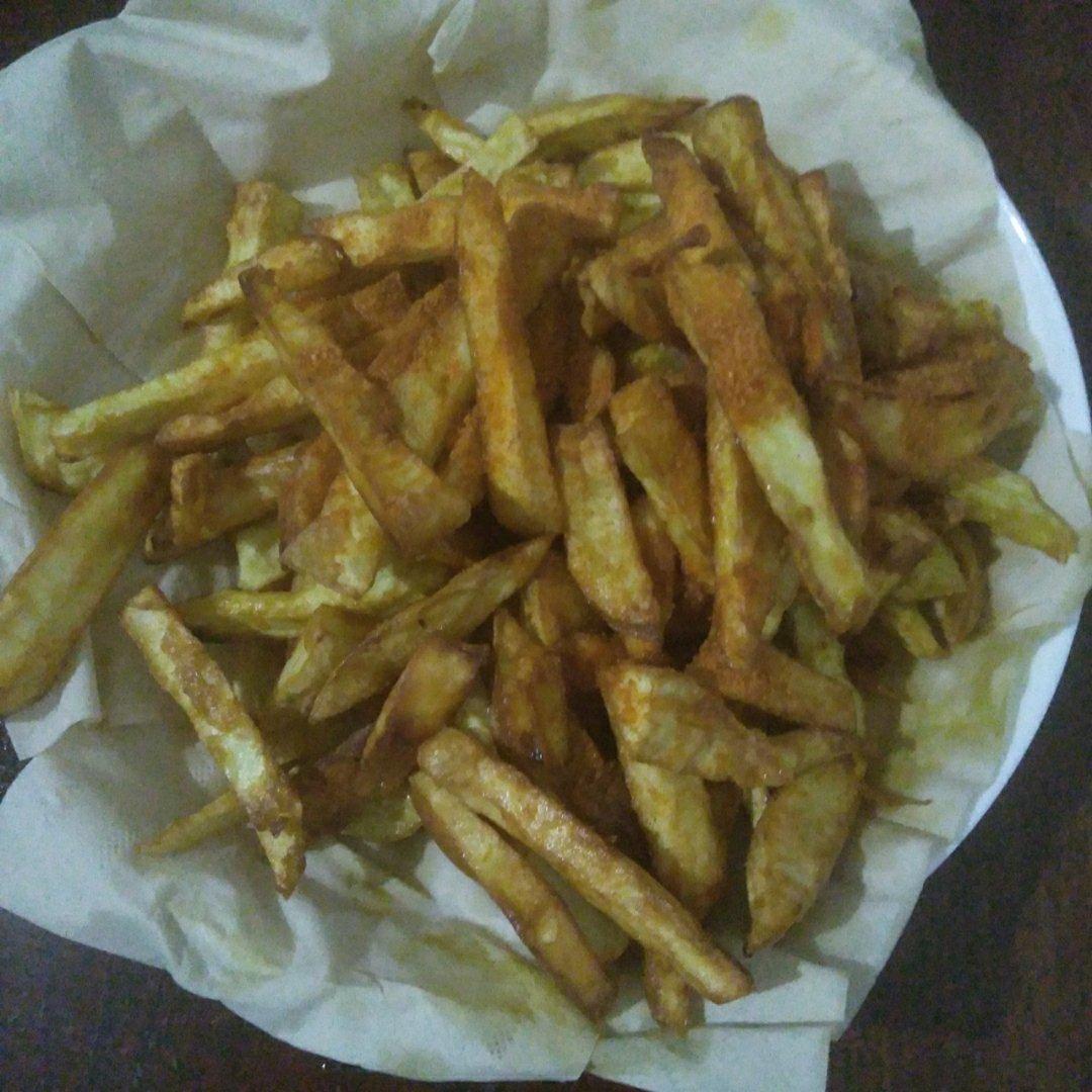 自制薯片，绿色无添加剂，健康美味