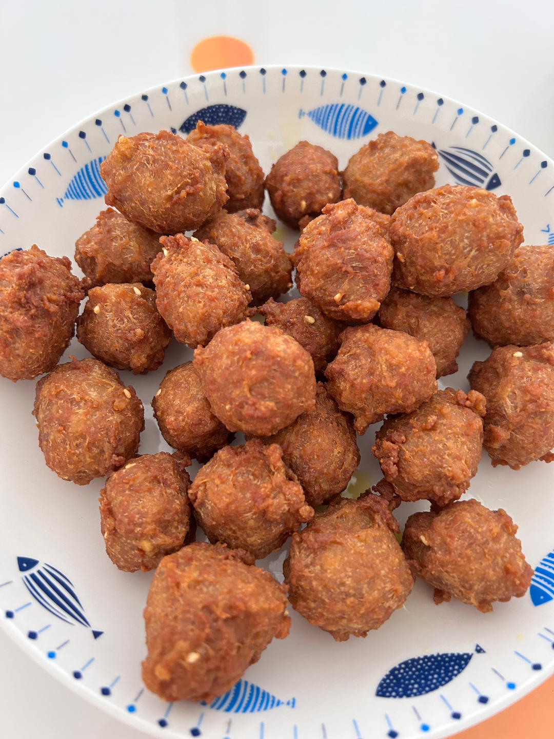 在家也能做大菜之3~“干炸丸子”