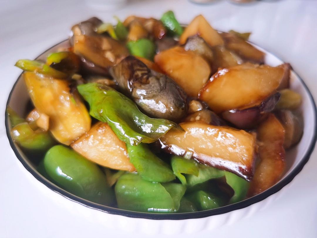 极简少油地三鲜