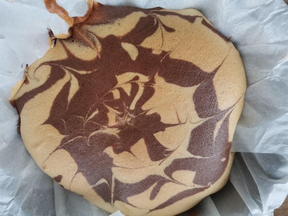 斑马纹戚风蛋糕