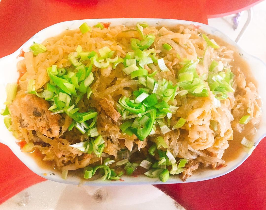 酸菜炒粉条