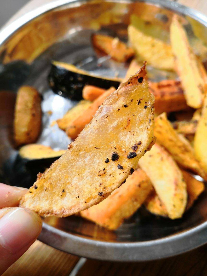 从此放弃油炸🥔烤杂蔬（土豆，红薯，藕片...）