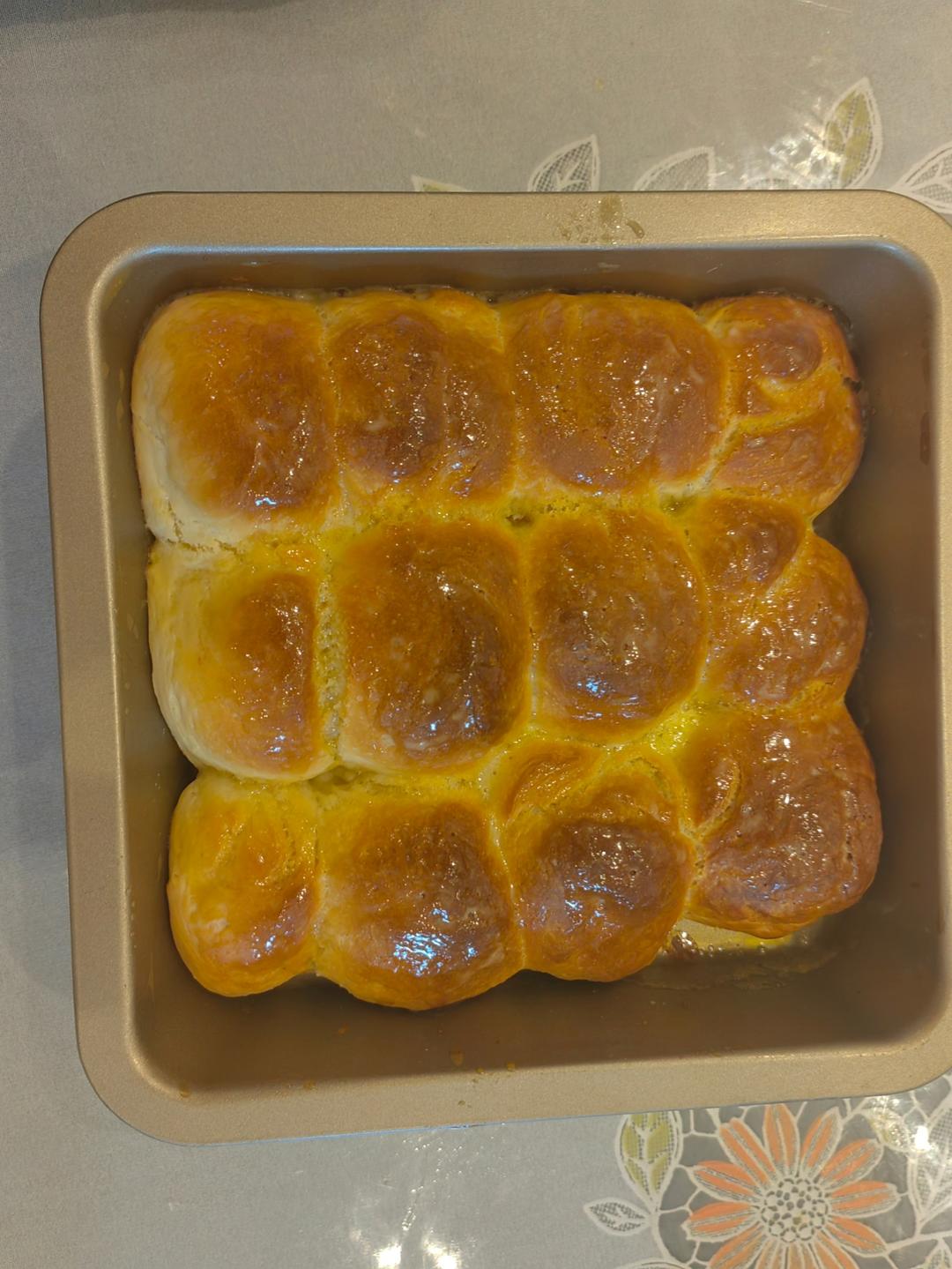 免揉版蜂蜜小面包