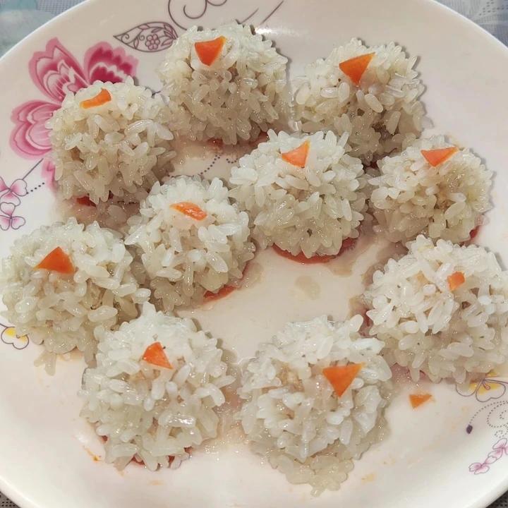 蒸糯米丸子