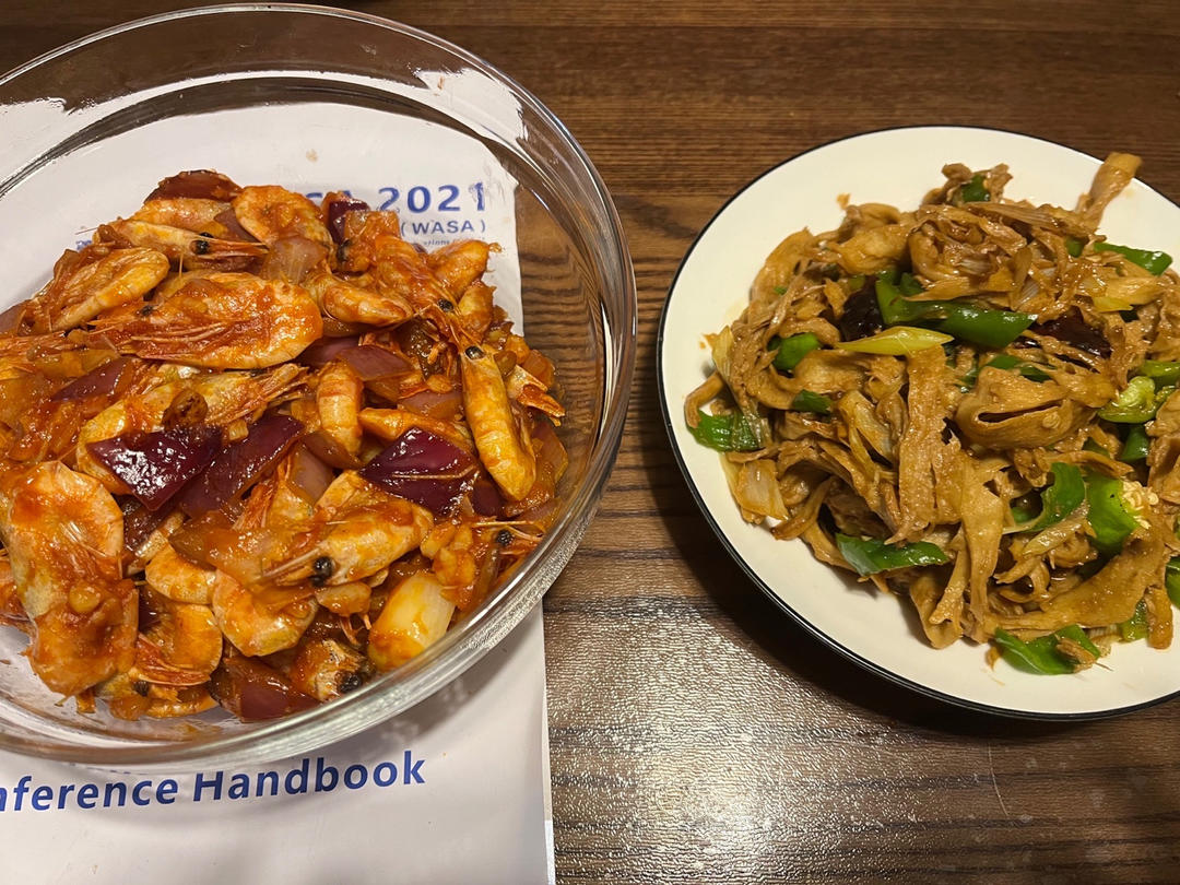 青椒炒面筋