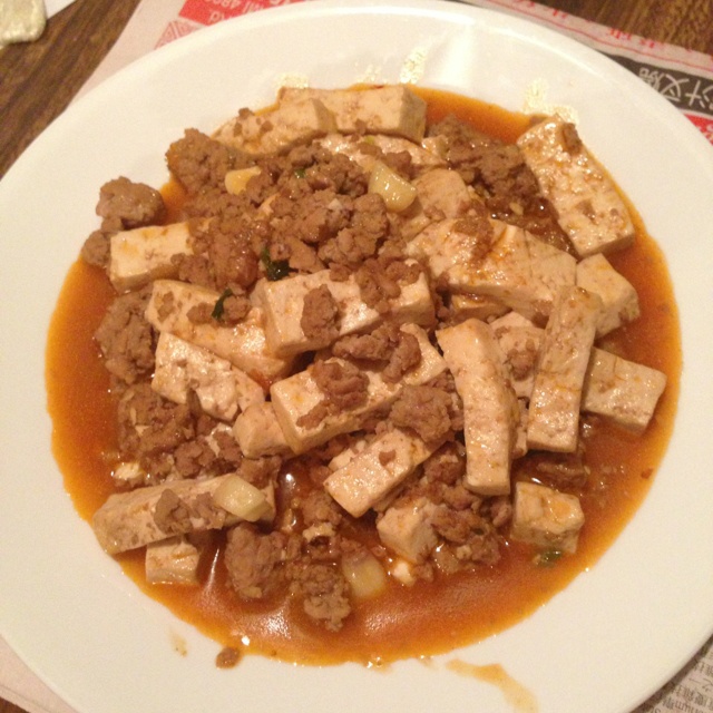 红烧肉沫豆腐