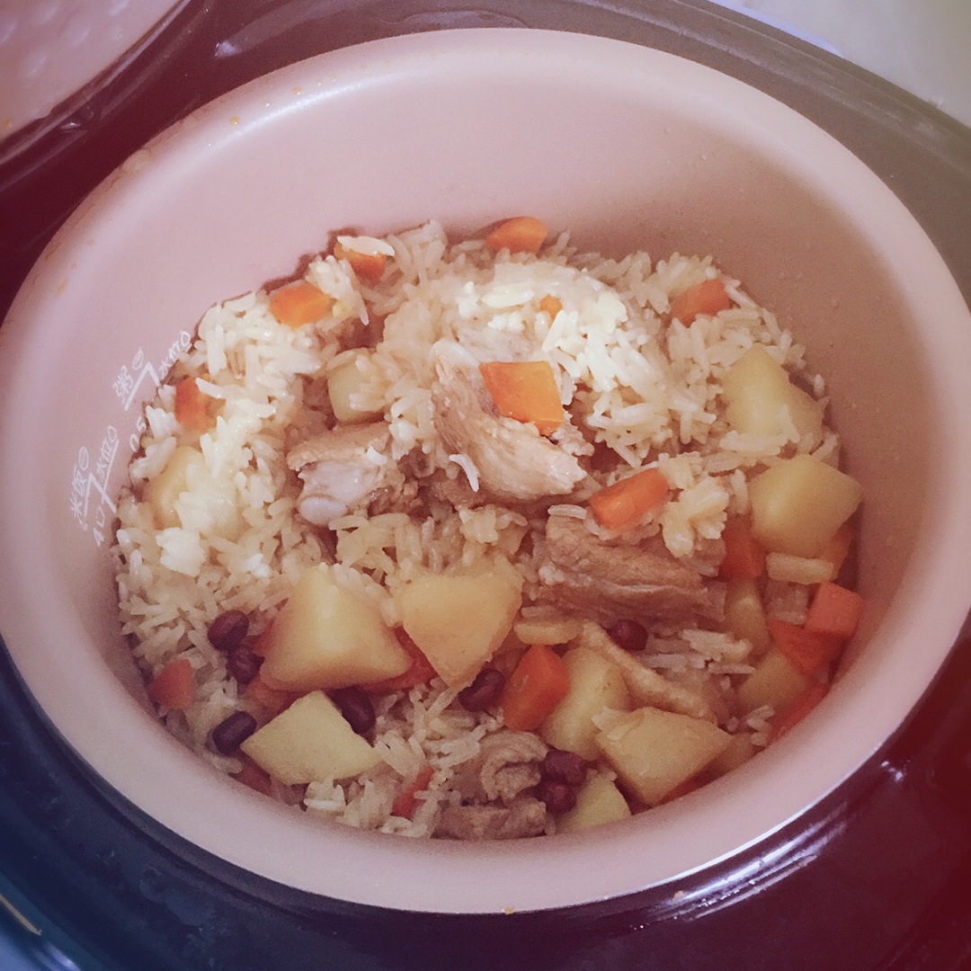 电饭锅版排骨焖饭