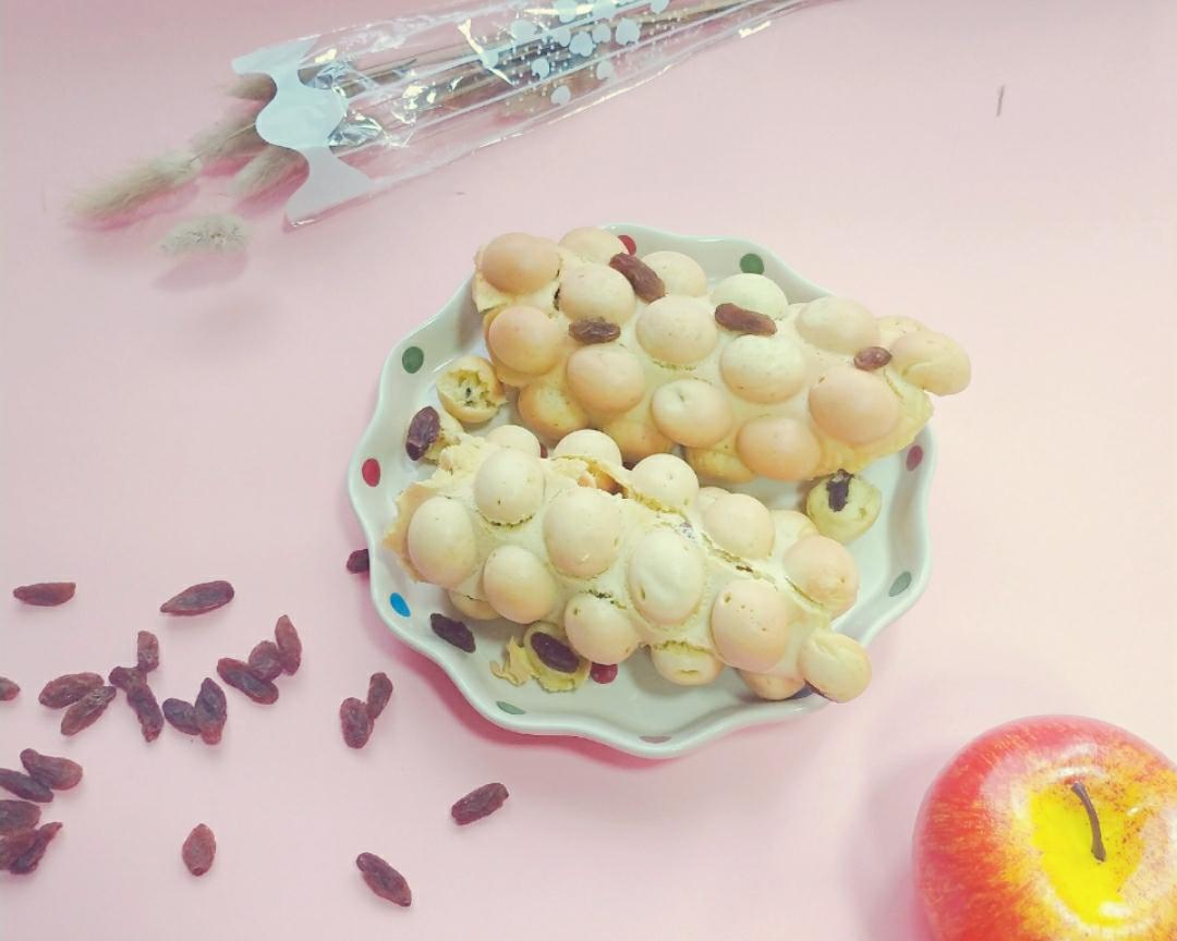 #麦子厨房#葡萄干芯鸡蛋仔