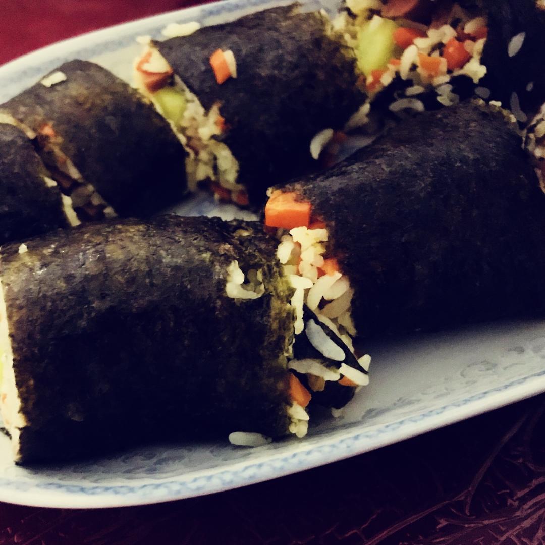 胡萝卜米饭寿司卷🍣