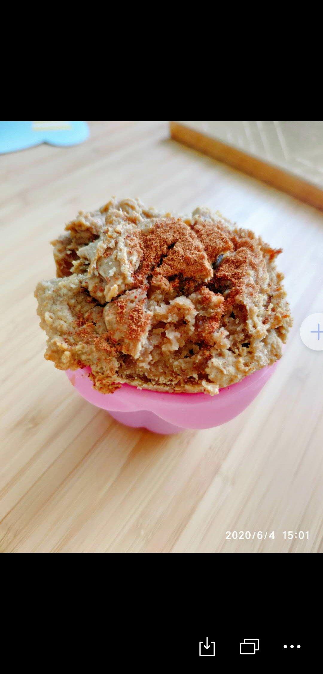 减肥饱腹的无面粉 无蔗糖苹果肉桂玛芬麦芬muffin
