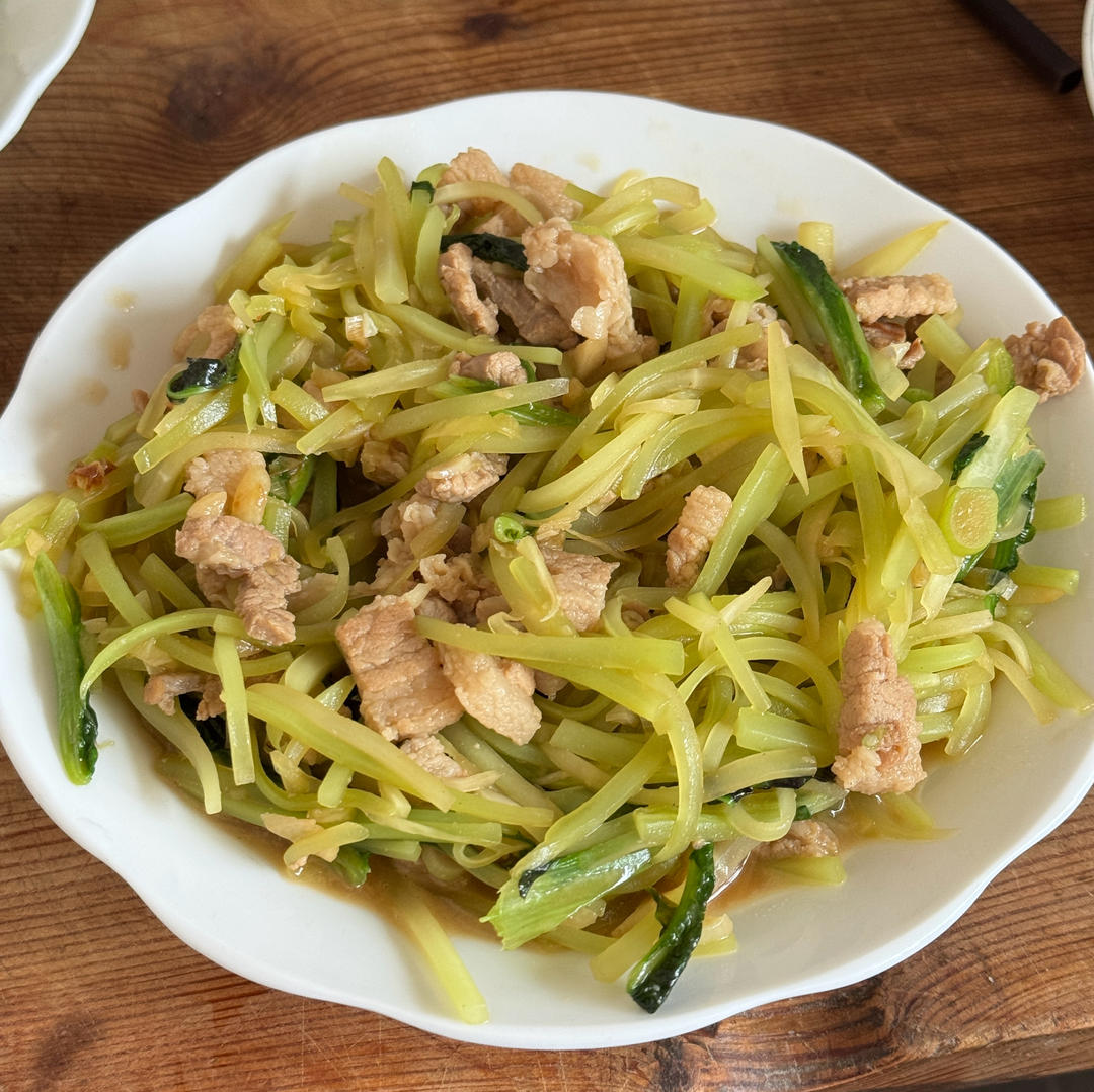 莴笋炒肉