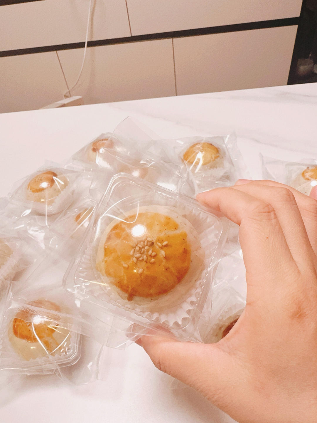 免揉免松弛超快手不破酥不混酥的蛋黄酥—新手一看包会