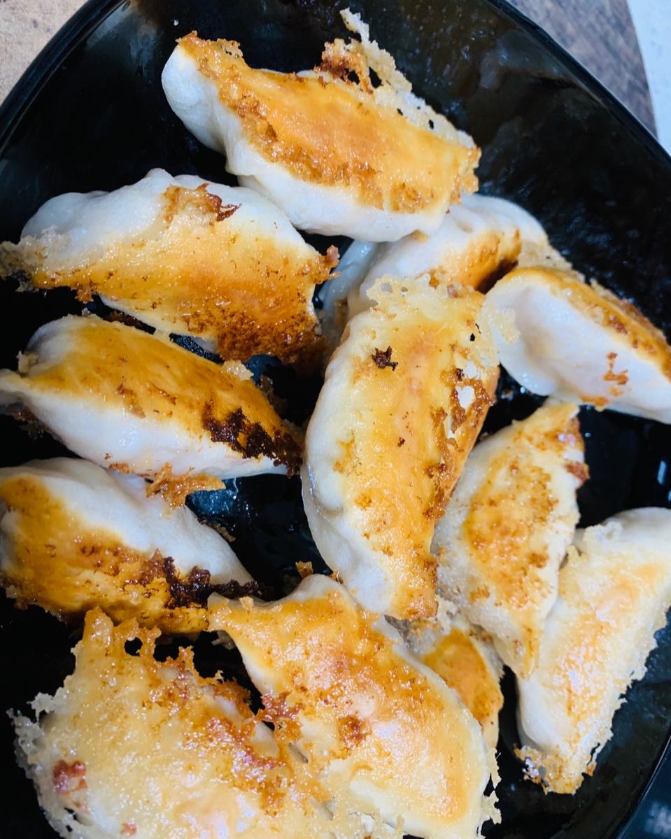 冰冻饺子快手煎