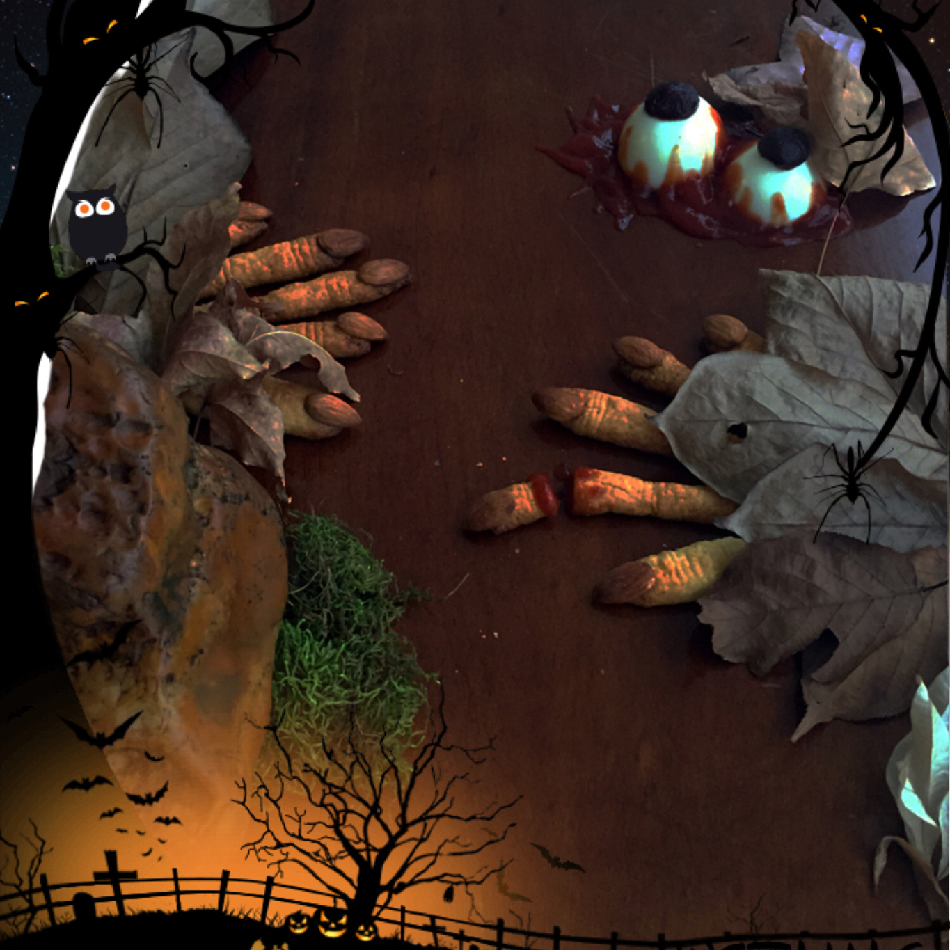 超快手万圣节眼球水煮蛋