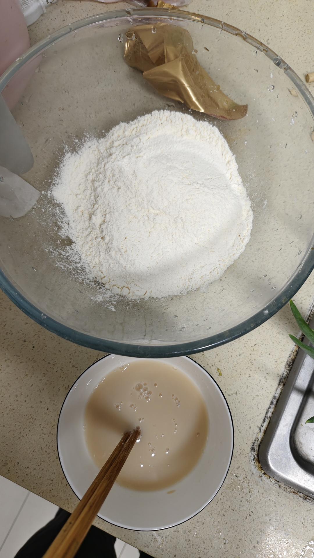 纯奶手撕吐司的做法 步骤1