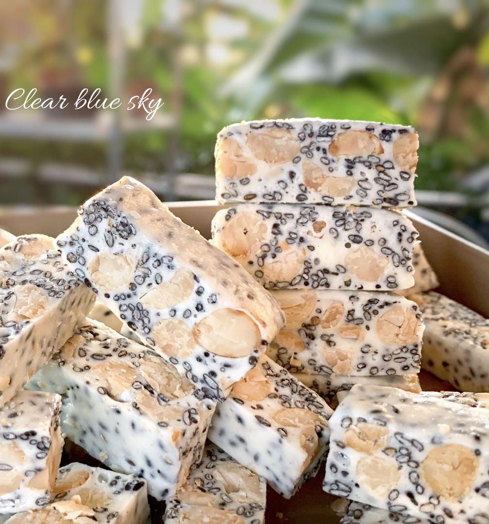 牛轧糖【花生、黑芝麻牛轧糖】