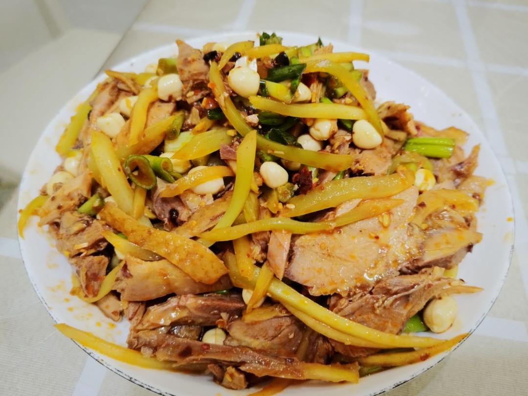🥰简单好吃手撕鸡腿肉🍗零脂肪凉拌菜