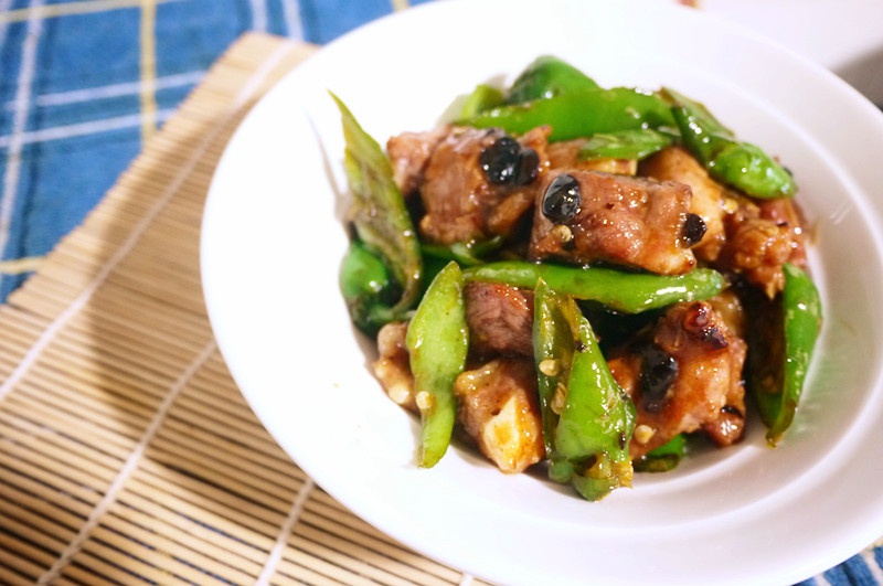 卡文酱做的豉椒炒排骨