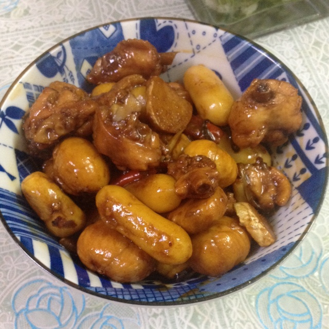 板栗炒鸡翅