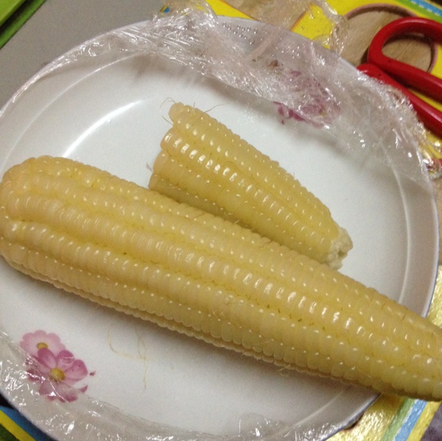 微波炉煮玉米