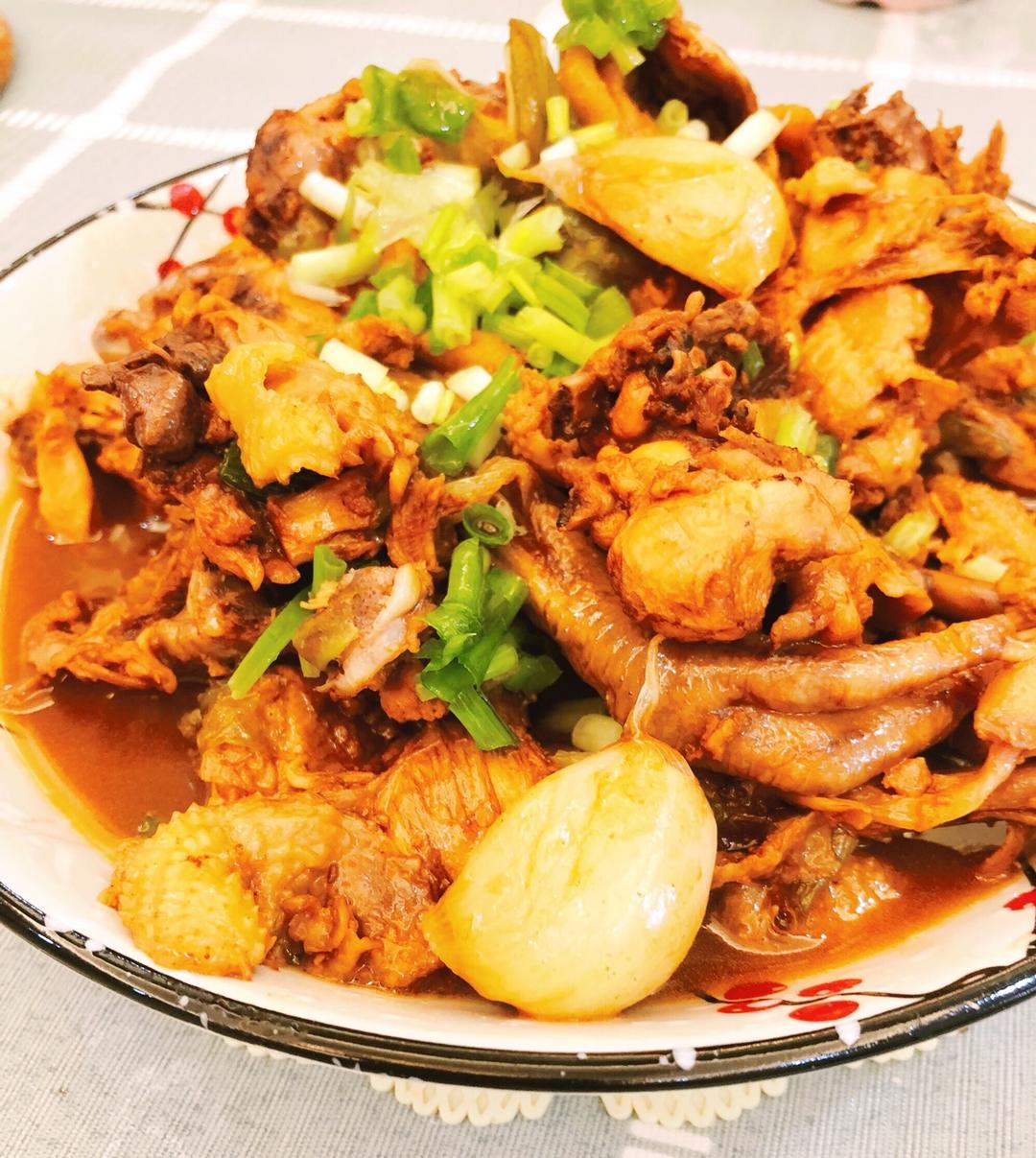 家常红烧鸡块