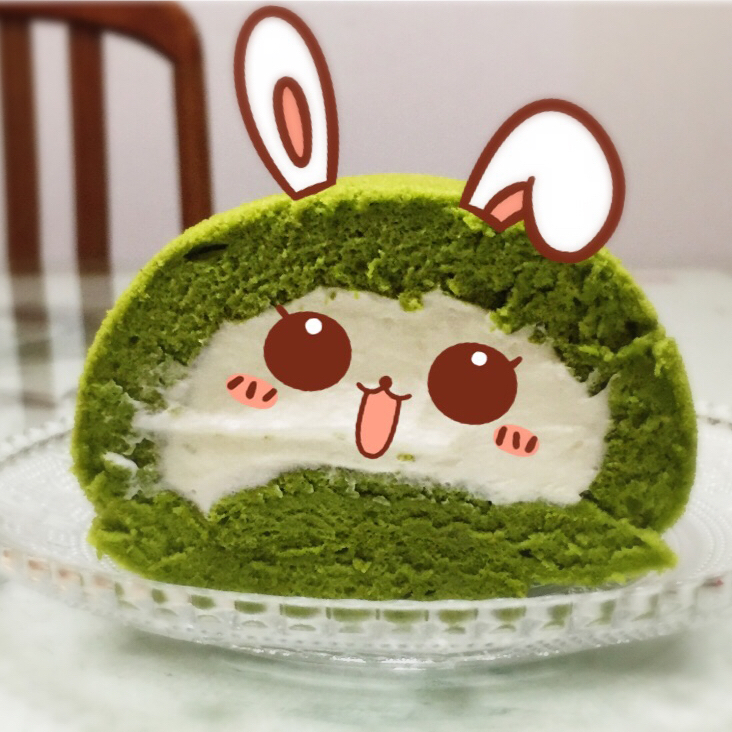 抹茶戚风蛋糕卷