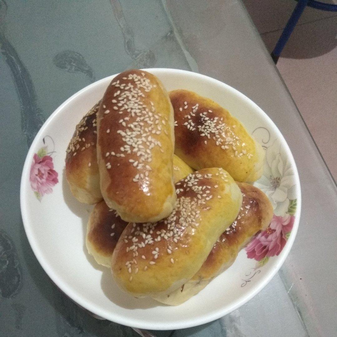香葱火腿肉松面包