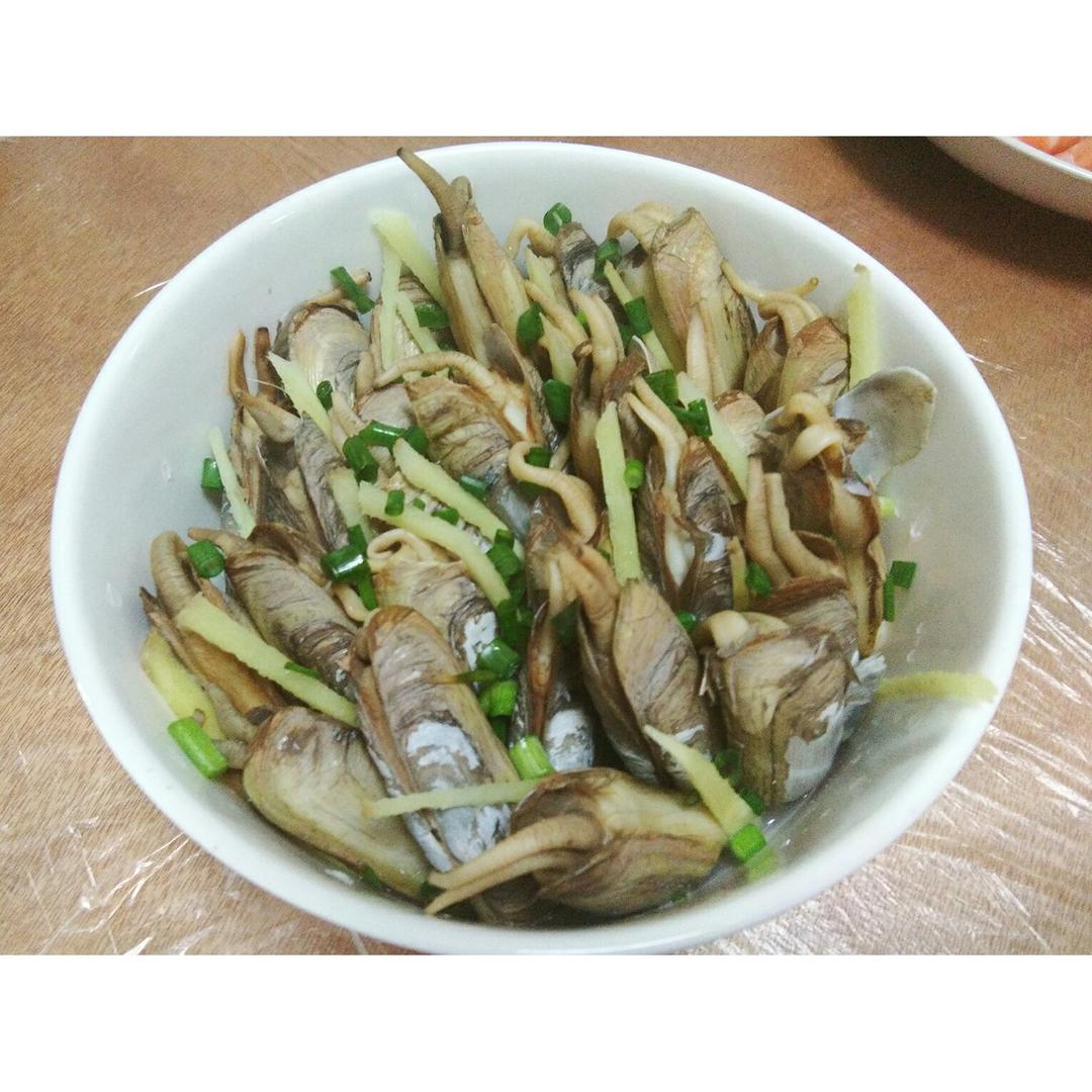 原汁原味的插蛏（蛏子）